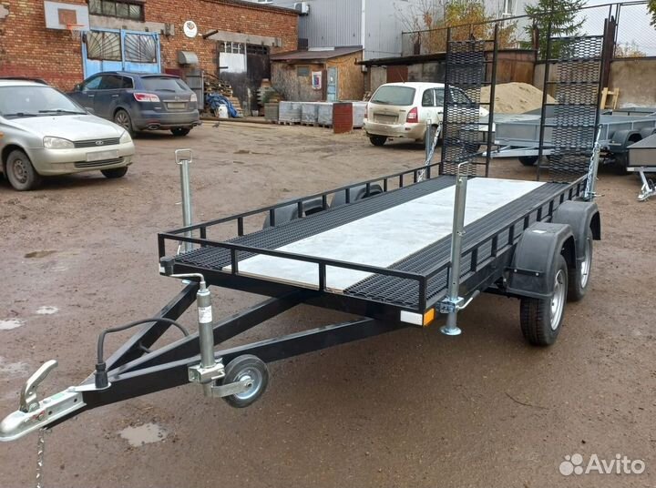 Двухосный прицеп 4 м