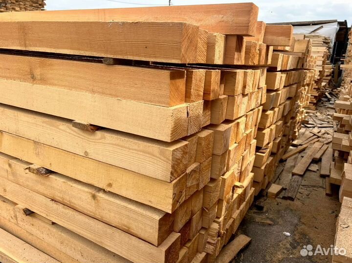 Доска обрезная 40х100х6000мм с доставкой