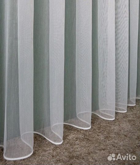 Тюль(бамбук,сетка)новый