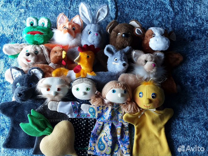 Кукольный театр,Набор из 16 персонажей