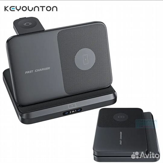 Беспроводное зарядное устройство 3 в 1 для Samsung