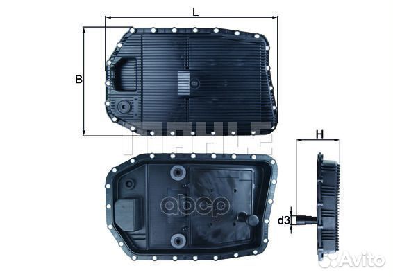 Фильтр гидравлический BMW c АКПП ZF 6HP19 / 6HP21