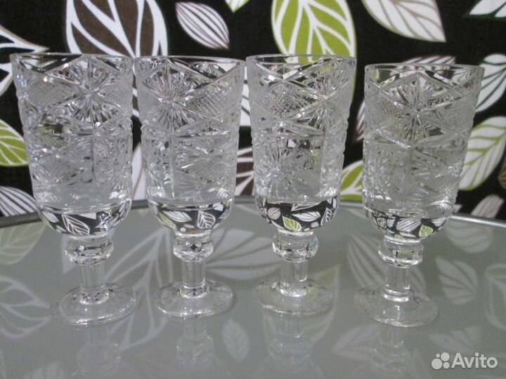 Хрустальные стопки СССР