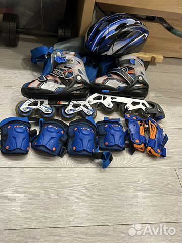 Ролики reaction 6 in 1 36 размер, полная защита