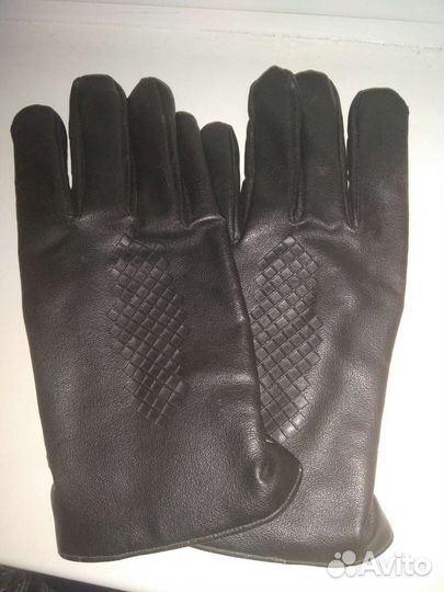 Перчатки кожаные