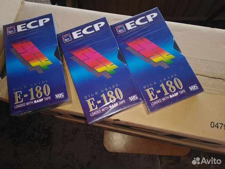 Видеокассеты новые запечатанные