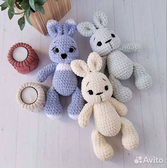 Плюшевые зайчики
