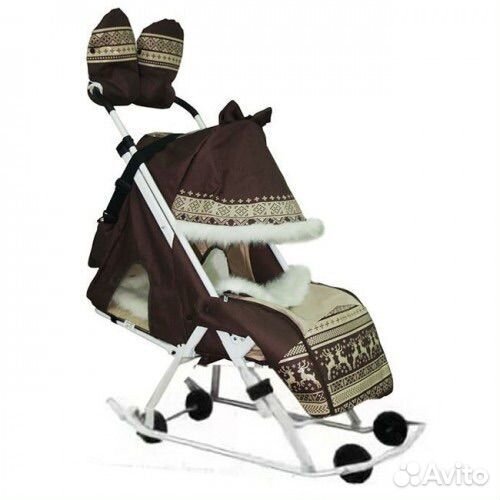 Детские санки коляска