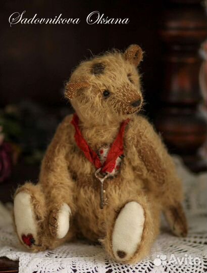 Плюшевый мишка ручной работы Тедди подарок