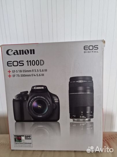 Зеркальный фотоаппарат canon eos 1100d