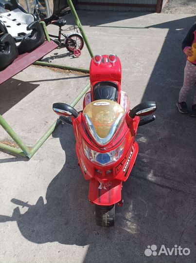 Детский мотоцикл на аккумуляторе бу