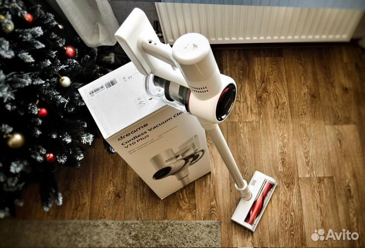 Пылесос беспроводной Xiaomi Dreame V10 Plus белый