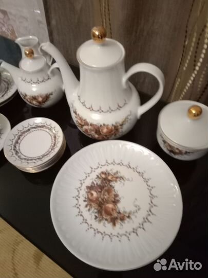 Чайно кофейный сервиз гдр