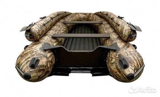 Лодка пвх sibriver хатанга JET LUX - 425 нднд лес