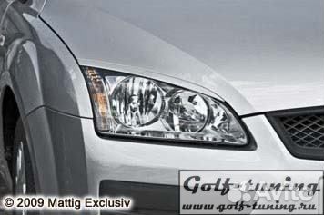 Форд Фокус 2 04-08 Реснички на фары Mattig