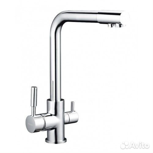 Смеситель для кухни под фильтр SAF18-A092 хр, чёр