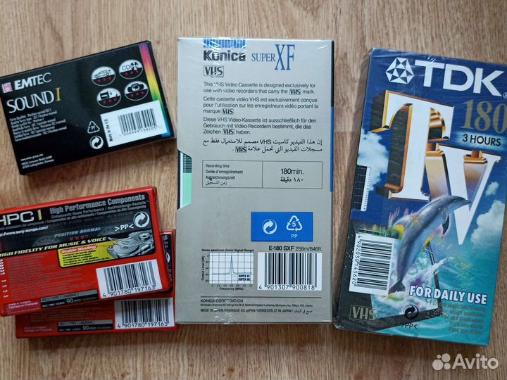 Кассеты новые, запечатанные