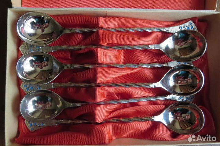 Чайные ложки с витой ручкой СССР