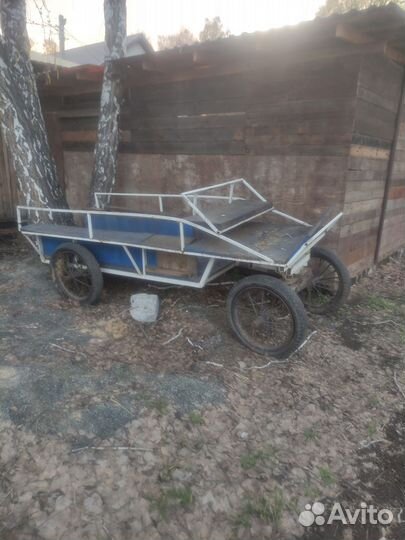 Телега для катания на лошади