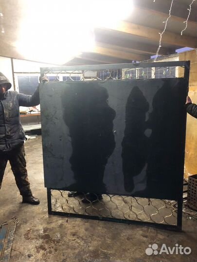 Ворота с калиткой