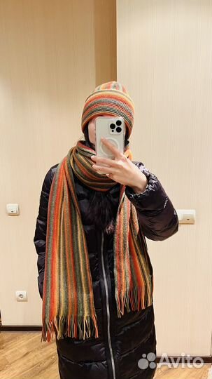 Комплект шапка, шарф