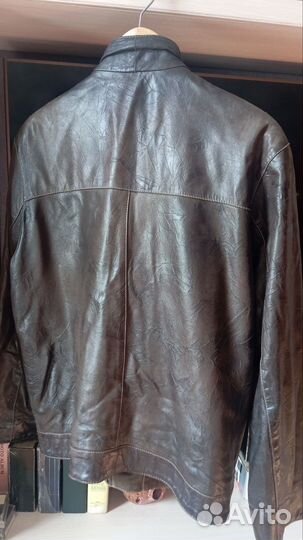 Кожаная куртка мужская 50 52