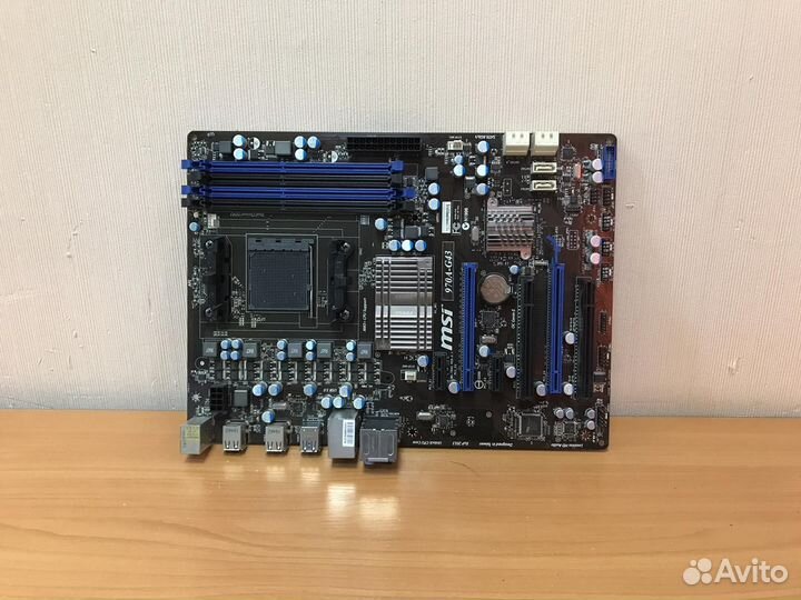 MSI 970A-G43, сокет AM3+, с недостатком