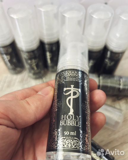 Holy Bubble, Tattoo Pharma охлаждающая пенка