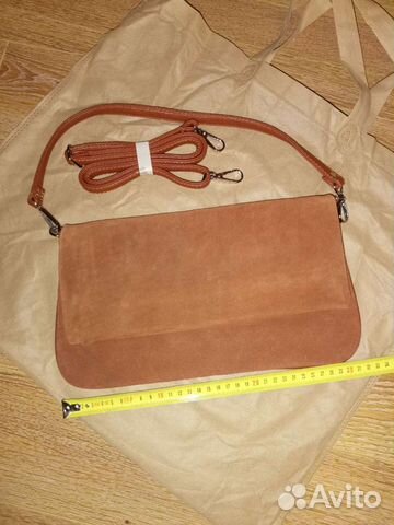 Клатч замшевый