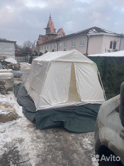 Палатки бани полевые