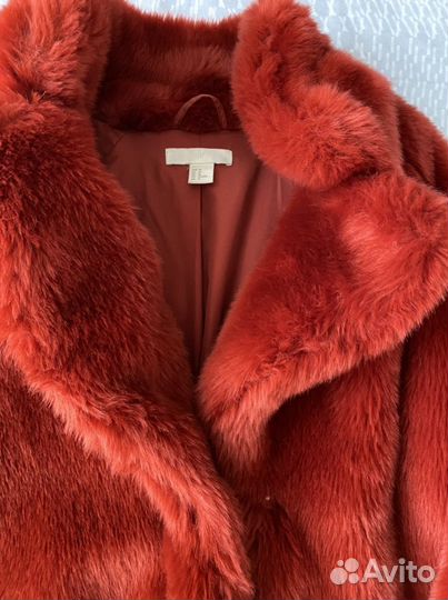 Шуба из эко меха H&M