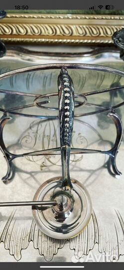 Подогрев для блюд.Серебрение.Италия