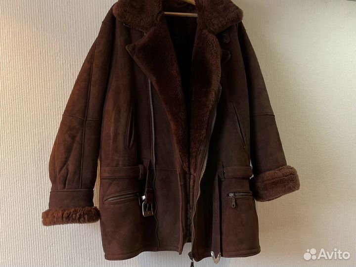 Дубленка натуральная мужская 50 52