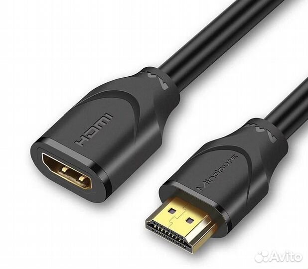 Кабель удлинитель hdmi (M) - hdmi (F) 2.0v 1.5м