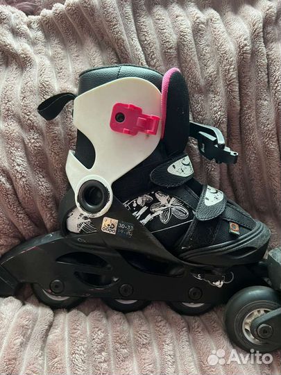 Роликовые коньки детские раздвижные