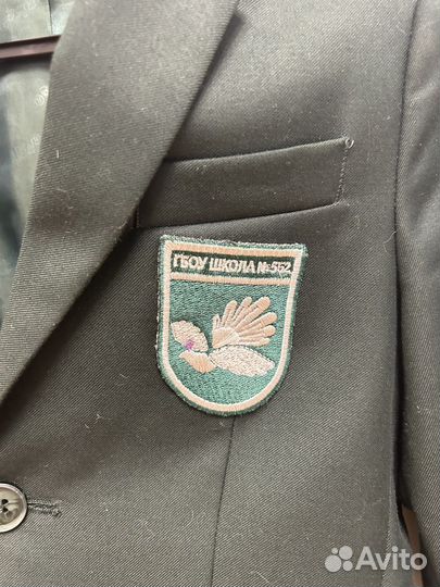 Зеленый пиджак 128-134