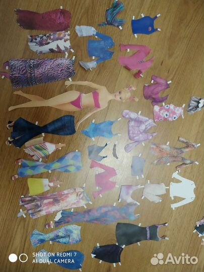 Лиза на пляже США 2001гБумажная кукла