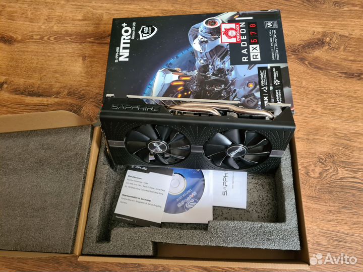 Видеокарта sapphire rx570 nitro+