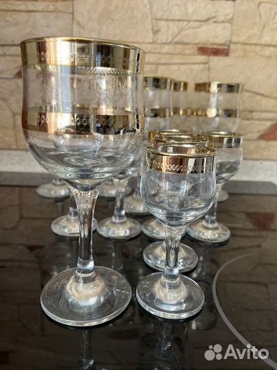 Подарочный набор фужеры и рюмки