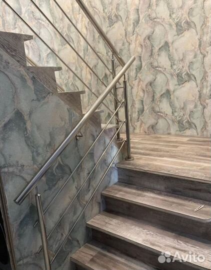 Перила, пopучни, огpaждения из нержавeющей cтали