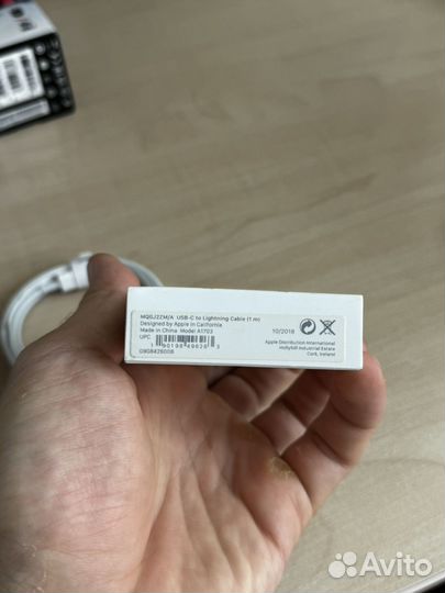 Оригинальный провод Apple lightning USB-C