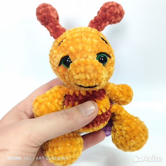 Мягкая игрушка дракон бегемот пчела летучая мышь