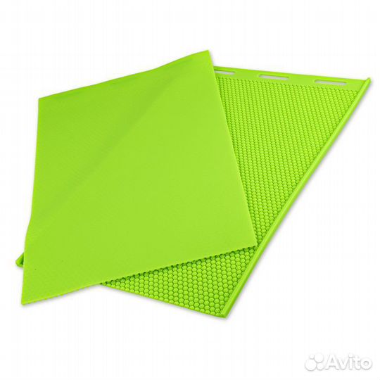 Матрица для свечной вощины дадан 420х270 зеленый