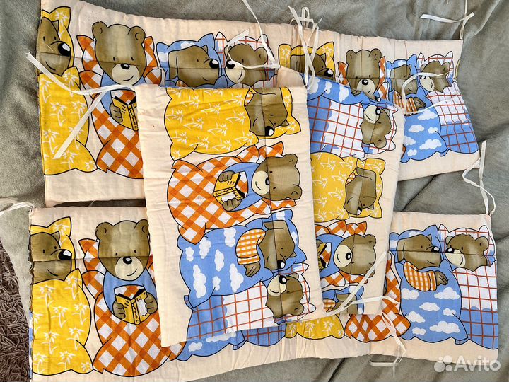 Бортики в детскую кроватку