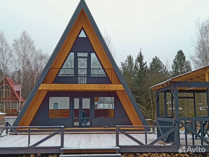 Парк отель А фрейм под ключ