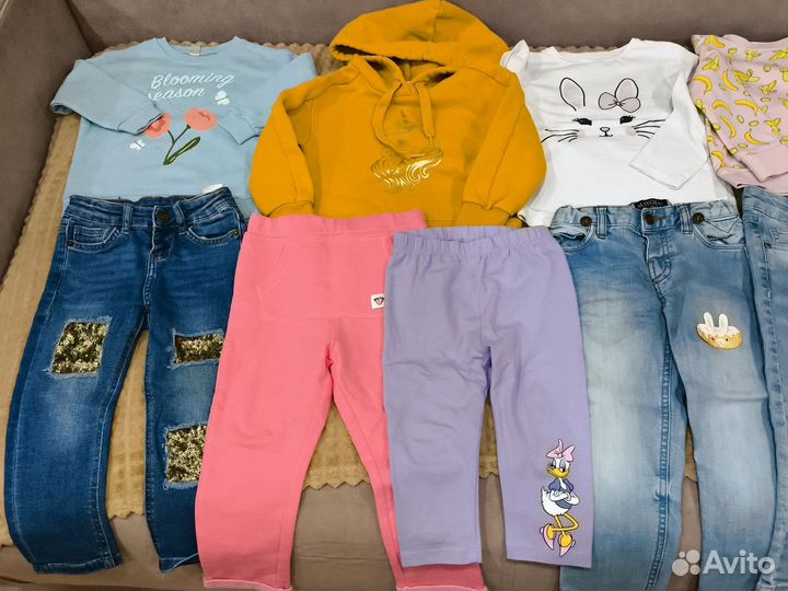 Пакет фирменных вещей для девочки 92 98