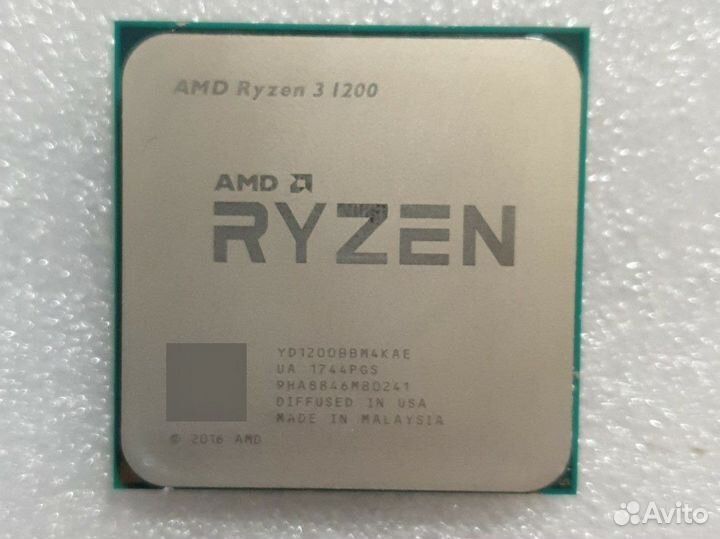 Процессор AMD Ryzen 3 1200 OEM б/у