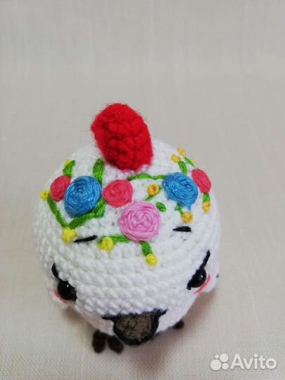 Игрушка вязаная ручной работы цыплята