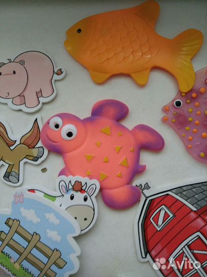 Игрушки для купания, малышам, бу