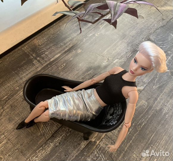 Ванная игрушечная для куклы 1/12, 1/6 керамика